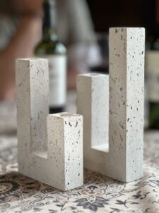 Candelabro Siena en Mármol